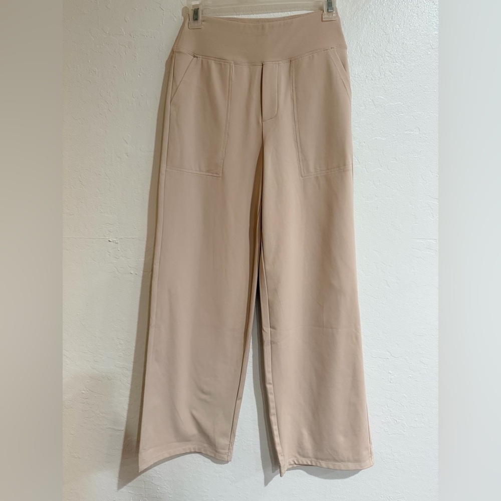 G4Free Beige Wide-Leg Pants size XS